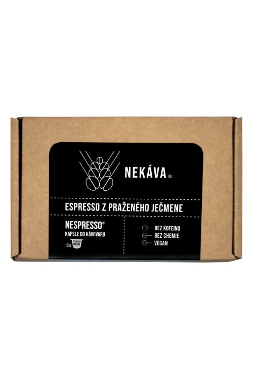 Zobrazit detail výrobku Nekáva Kapsle Nespresso – Pražený ječmen bez kofeinu 12 ks + 2 měsíce na vrácení zboží