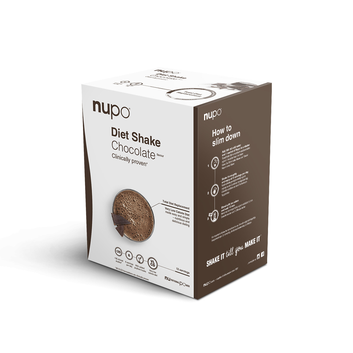 Zobrazit detail výrobku NUPO DIETA Čokoláda 12 porcí NEW + 2 měsíce na vrácení zboží