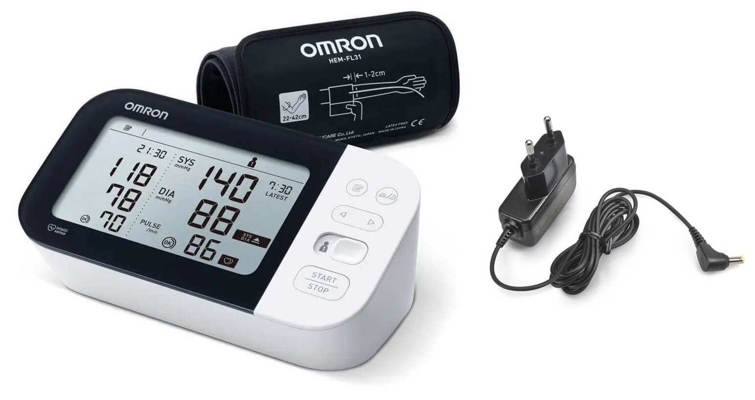 Zobrazit detail výrobku Omron Tonometr M7 IT (2020) + adaptér + 2 měsíce na vrácení zboží