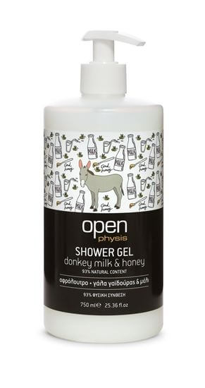 Zobrazit detail výrobku Open Sprchový gel oslí mléko & med s pumpičkou 750 ml 750 ml + 2 měsíce na vrácení zboží