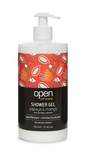 Zobrazit detail výrobku Open Sprchový gel papája & mango s pumpičkou 750 ml + 2 měsíce na vrácení zboží