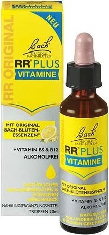 Original Dr. Bach®️ RR® Plus krízové kvapky s vitamínom B5 a B12 20 ml