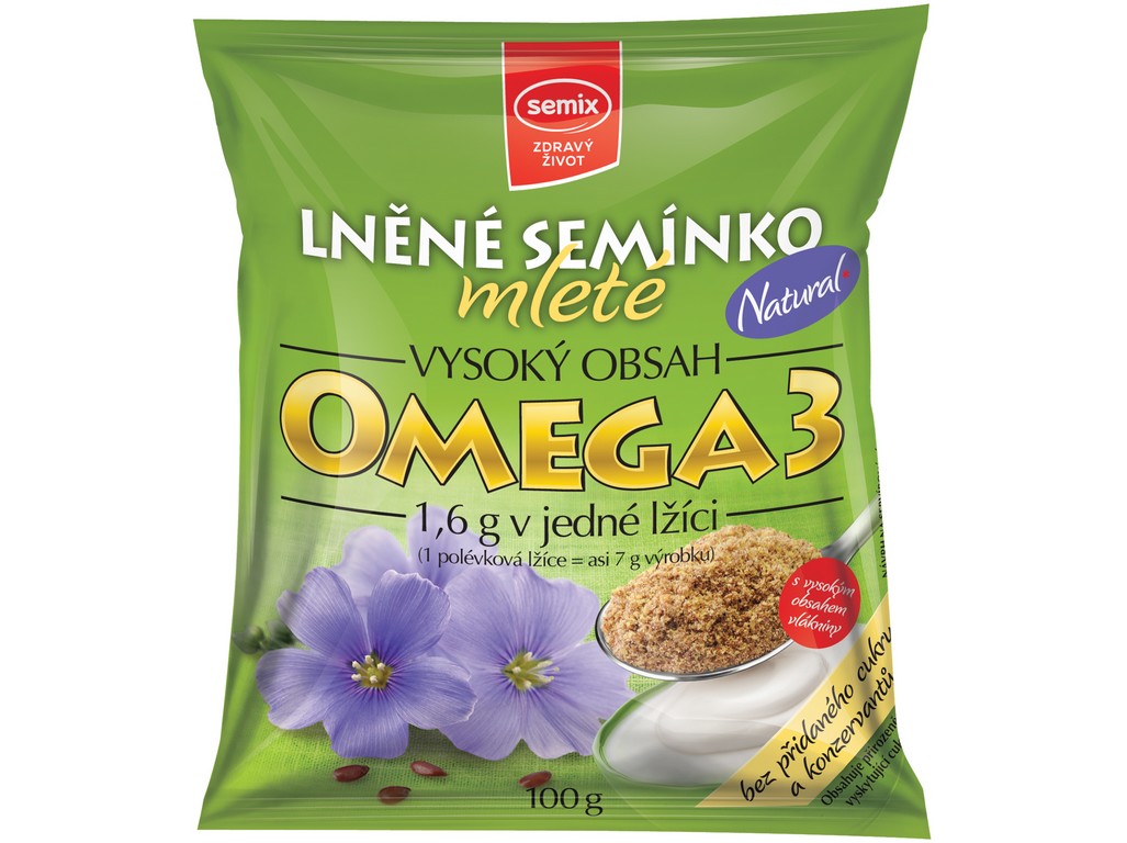 Zobrazit detail výrobku Semix Lněné semínko natural 100 g + 2 měsíce na vrácení zboží