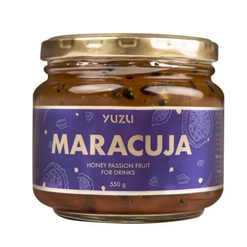 Zobrazit detail výrobku Yuzu Yuzu Maracuja - Nápojový koncentrát s kousky Maracuji, s vitaminem A, B, C 1 000 g