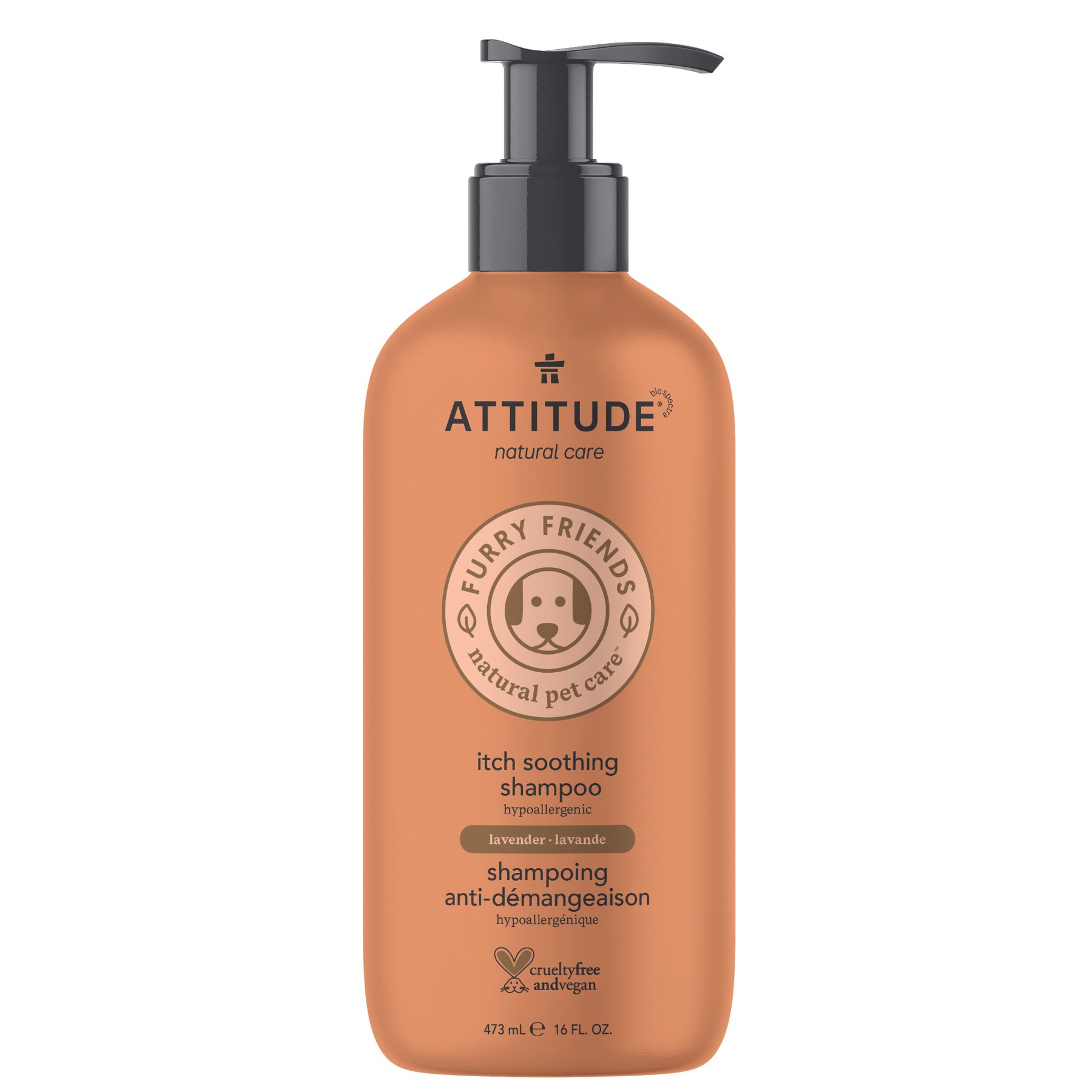 Zobrazit detail výrobku Attitude Přírodní šampon Furry Friends pro zvířecí mazlíčky proti svědění 473 ml