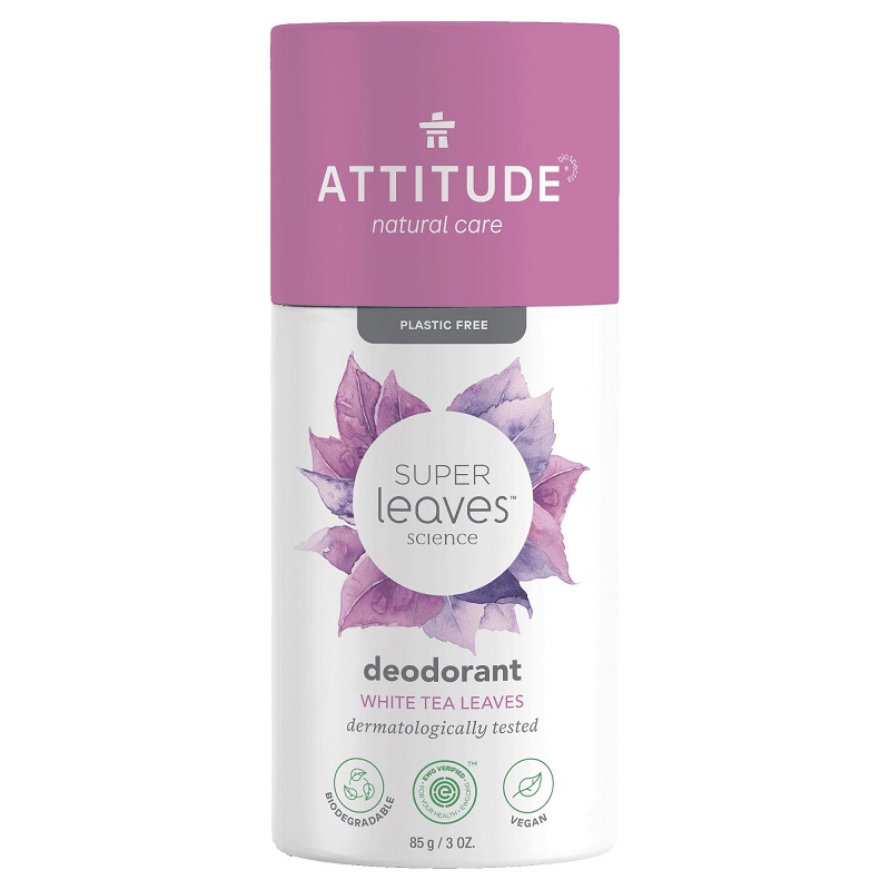 Zobrazit detail výrobku Attitude Přírodní tuhý deodorant Super Leaves listy bílého čaje 85 g