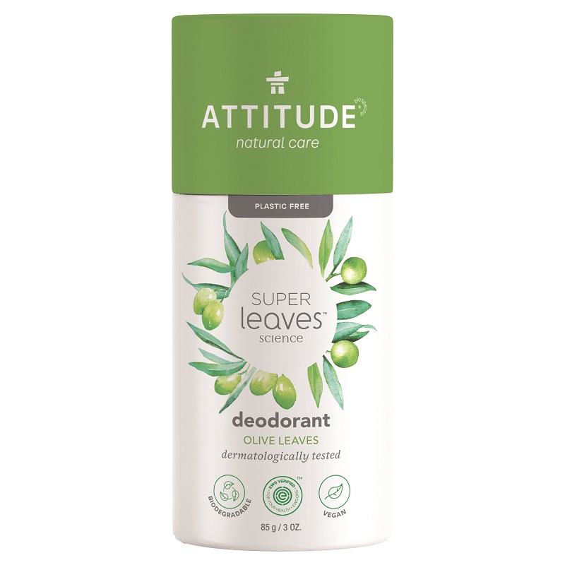Zobrazit detail výrobku Attitude Přírodní tuhý deodorant Super Leaves olivové listy 85 g