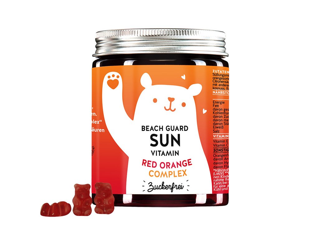 Zobrazit detail výrobku Bears With Benefits Antioxidační vitamínový komplex na opalování Beach Guard 60 ks + 2 měsíce na vrácení zboží