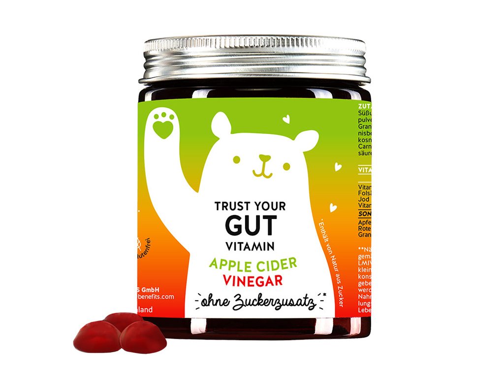 Zobrazit detail výrobku Bears with Benefits Vitamíny zažívání & detox bez cukru Trust your gut 60 ks