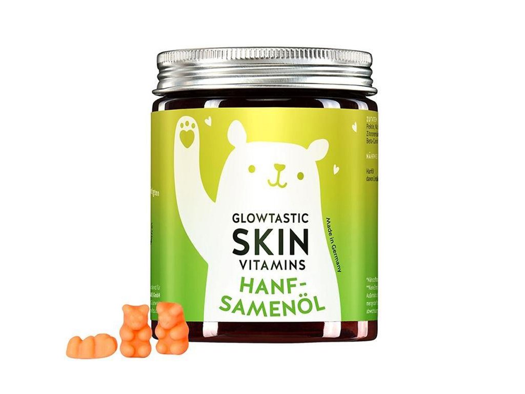Zobrazit detail výrobku Bears With Benefits Vitamíny pro pleť s konopným olejem Glow-tastic 60 ks