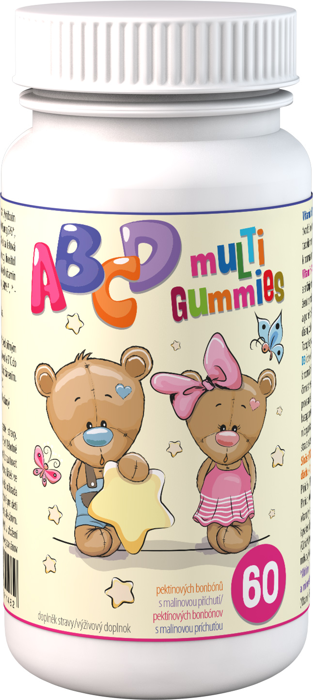 Clinical ABCD Multi Gummies 60 pektinových bonbónů