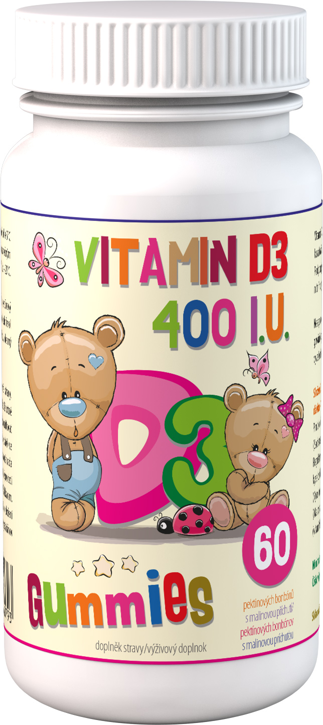 Clinical Vitamin D3 400 I.U. Gummies 60 pektinových bonbónů