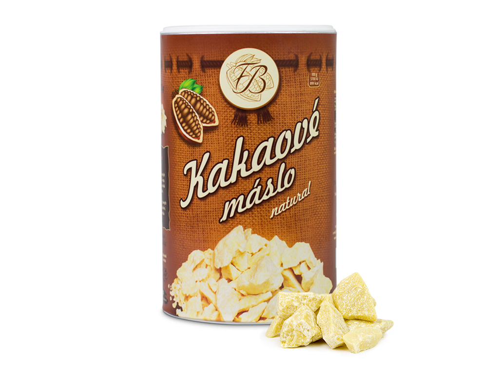 Zobrazit detail výrobku Čokoládovna Troubelice Kakaové máslo Natural v dóze 500 g