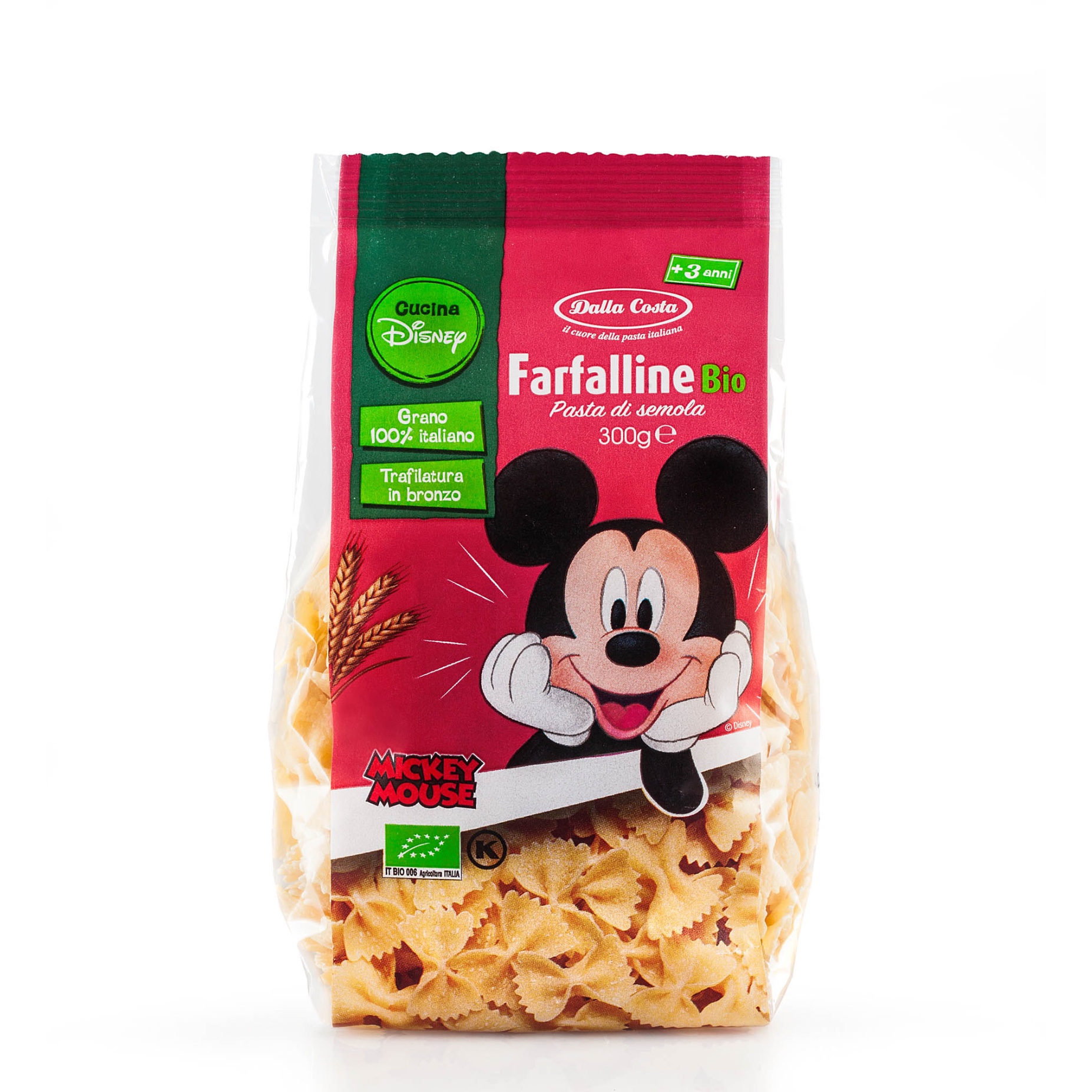 Zobrazit detail výrobku Dalla Costa Těstoviny Farfalle Mickey BIO 300 g + 2 měsíce na vrácení zboží Zobrazit detail výrobku Dalla Costa Těstoviny Farfalle Mickey BIO 300 g + 2 měsíce na vrácení zboží