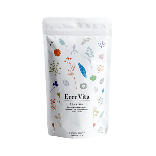 Zobrazit detail výrobku Ecce Vita Bylinný čaj Žena 50+, 50 g + 2 měsíce na vrácení zboží