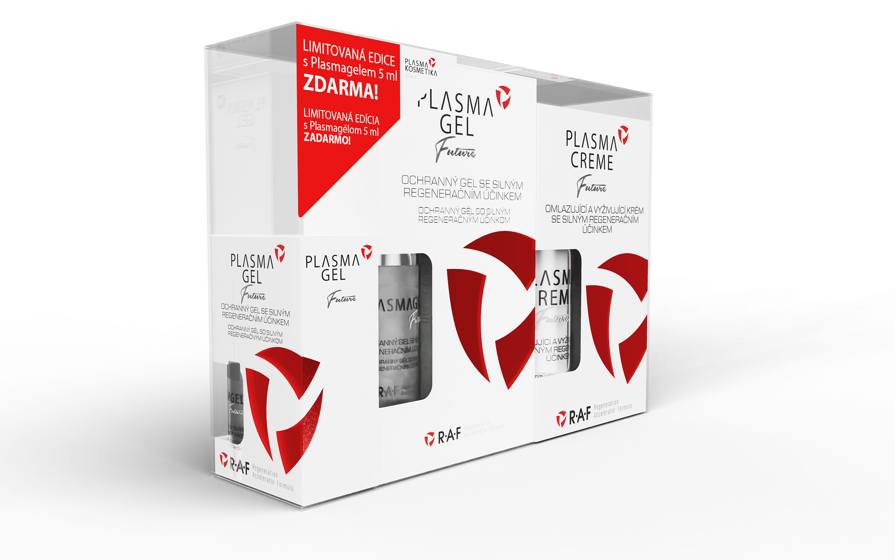 Zobrazit detail výrobku Future Medicine s.r.o. Limitovaná edice Plasmakosmetiky s Plasmagelem 5 ml ZDARMA + 2 měsíce na vrácení zboží