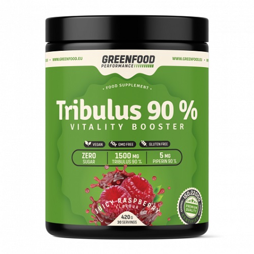 Zobrazit detail výrobku GreenFood Performace nápoj Tribulus 90 % 420 g Mango