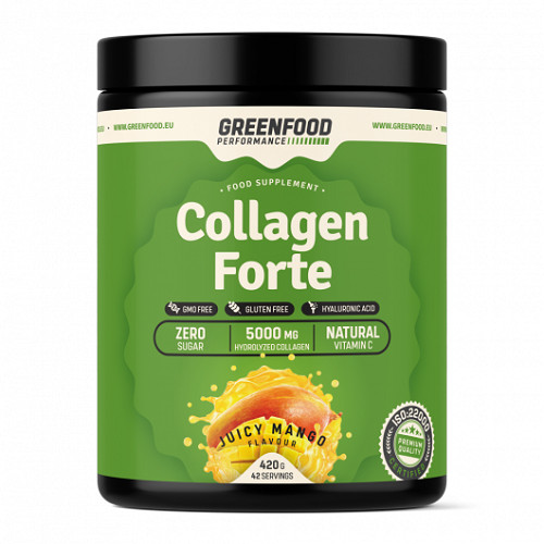 GreenFood Nutrition Performance nápoj Collagen Forte 420 g Meloun