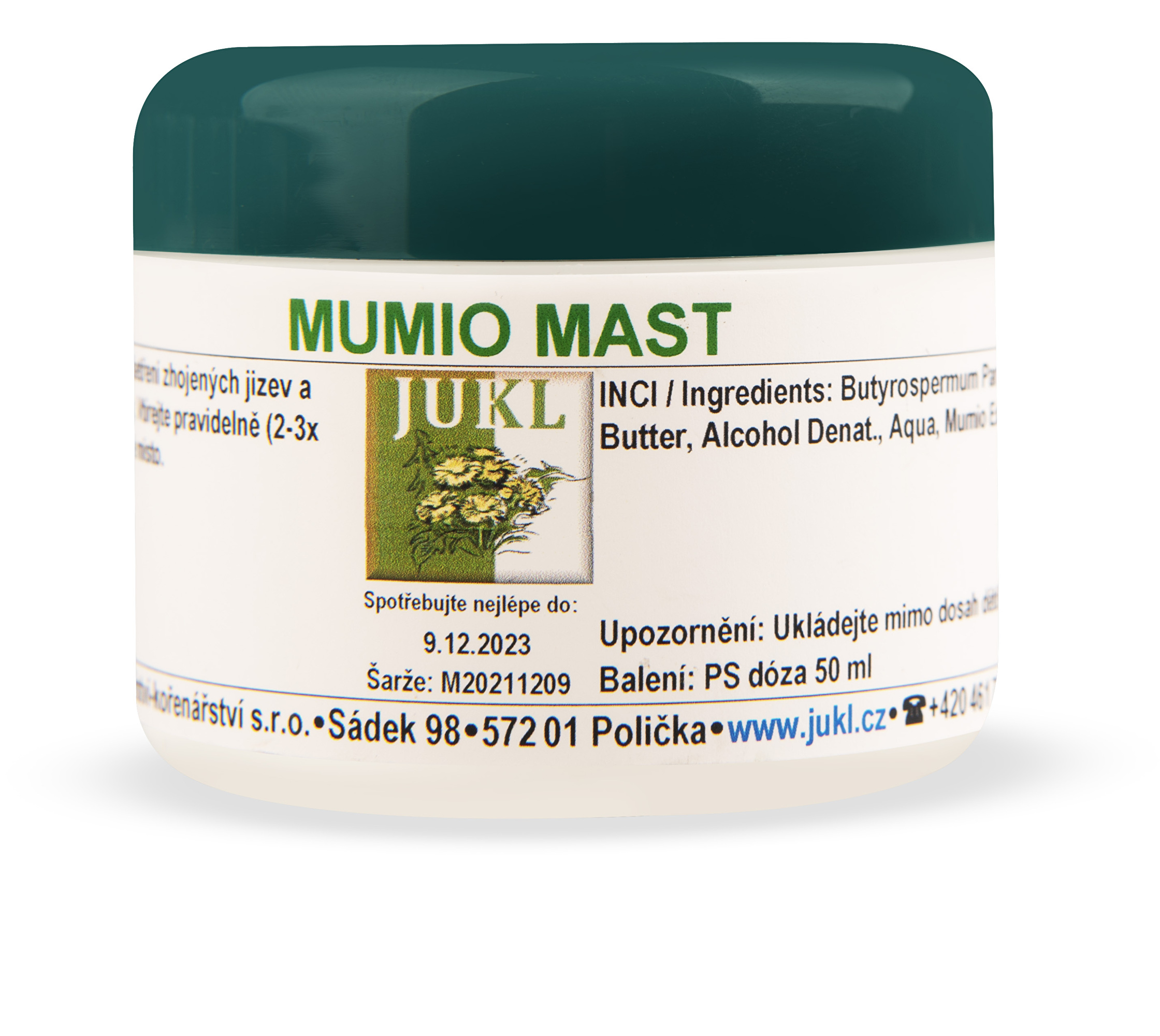 Zobrazit detail výrobku JUKL Mumio mast 50 ml