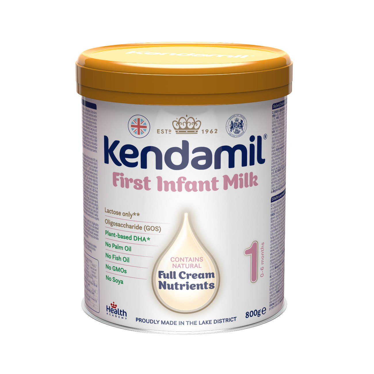 Kendamil Kojenecké mléko 1 DHA+ 800 g