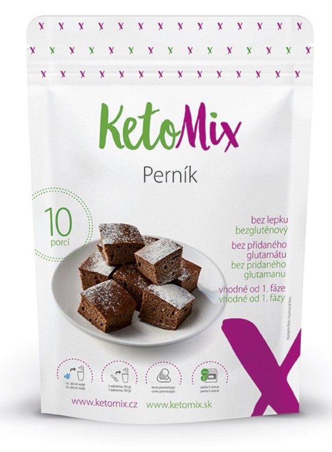 Zobrazit detail výrobku KetoMix Proteinový perník 300 g (10 porcí)