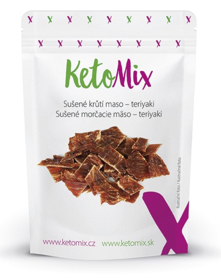 Zobrazit detail výrobku KetoMix Sušené maso krůtí - teriyaki 25 g