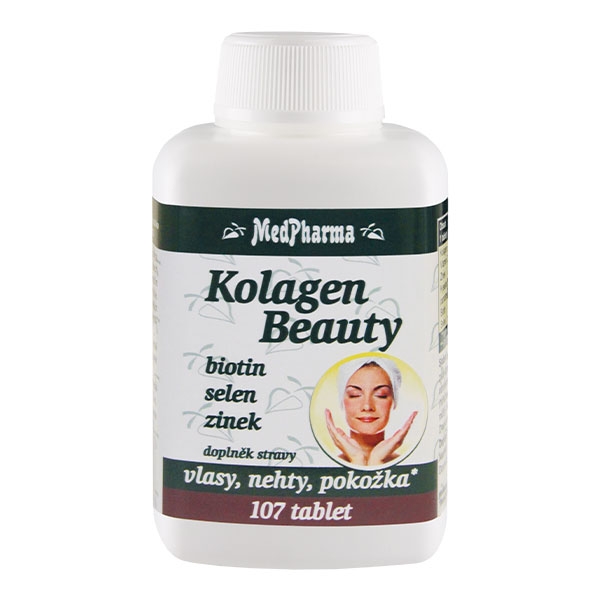Zobrazit detail výrobku MedPharma Kolagen Beauty – biotin, selen, zinek - 107 tbl. + 2 měsíce na vrácení zboží