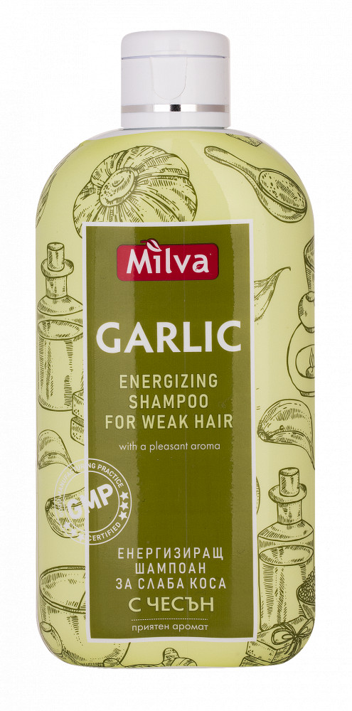 Zobrazit detail výrobku Milva Šampon s Česnekem energizující pro oslabené vlasy 200 ml