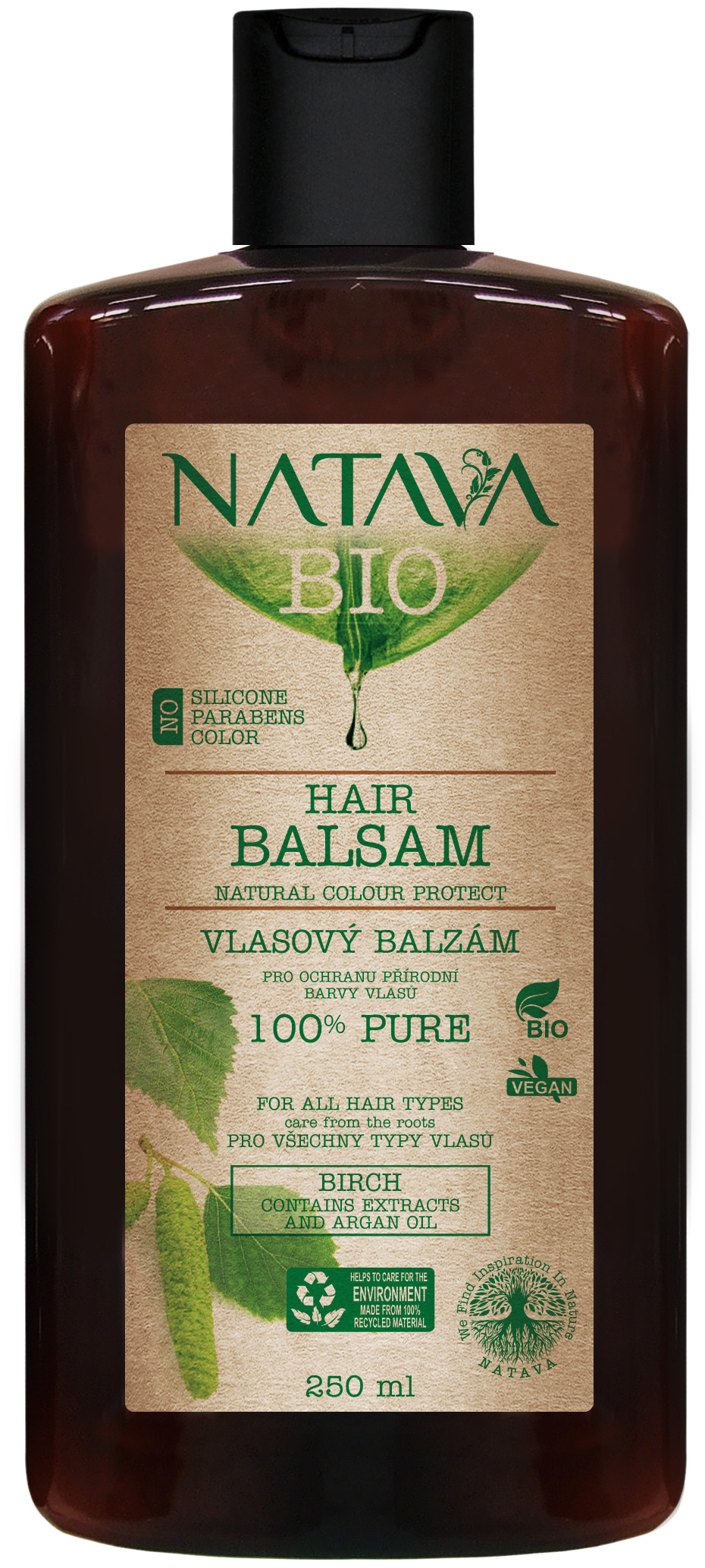 Zobrazit detail výrobku Natava Balzám na vlasy - Bříza 250 ml