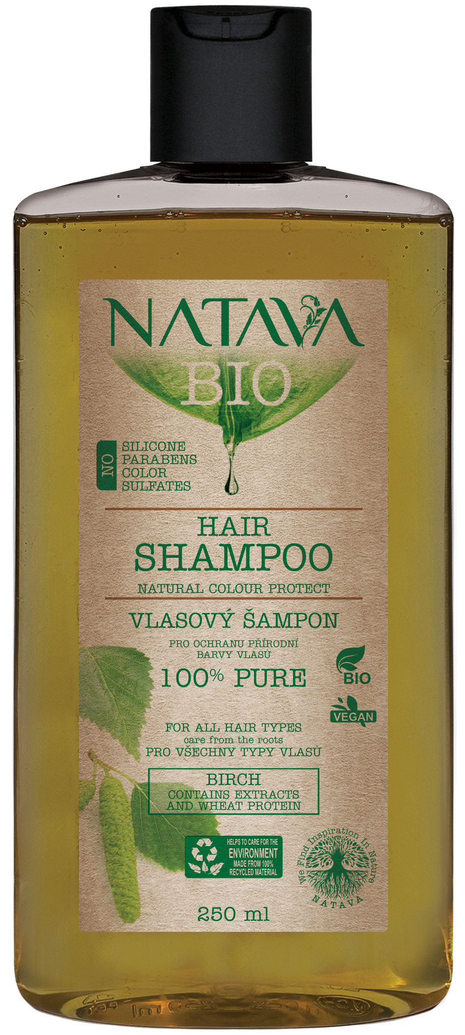 Zobrazit detail výrobku Natava Šampon na vlasy - Bříza 250 ml + 2 měsíce na vrácení zboží