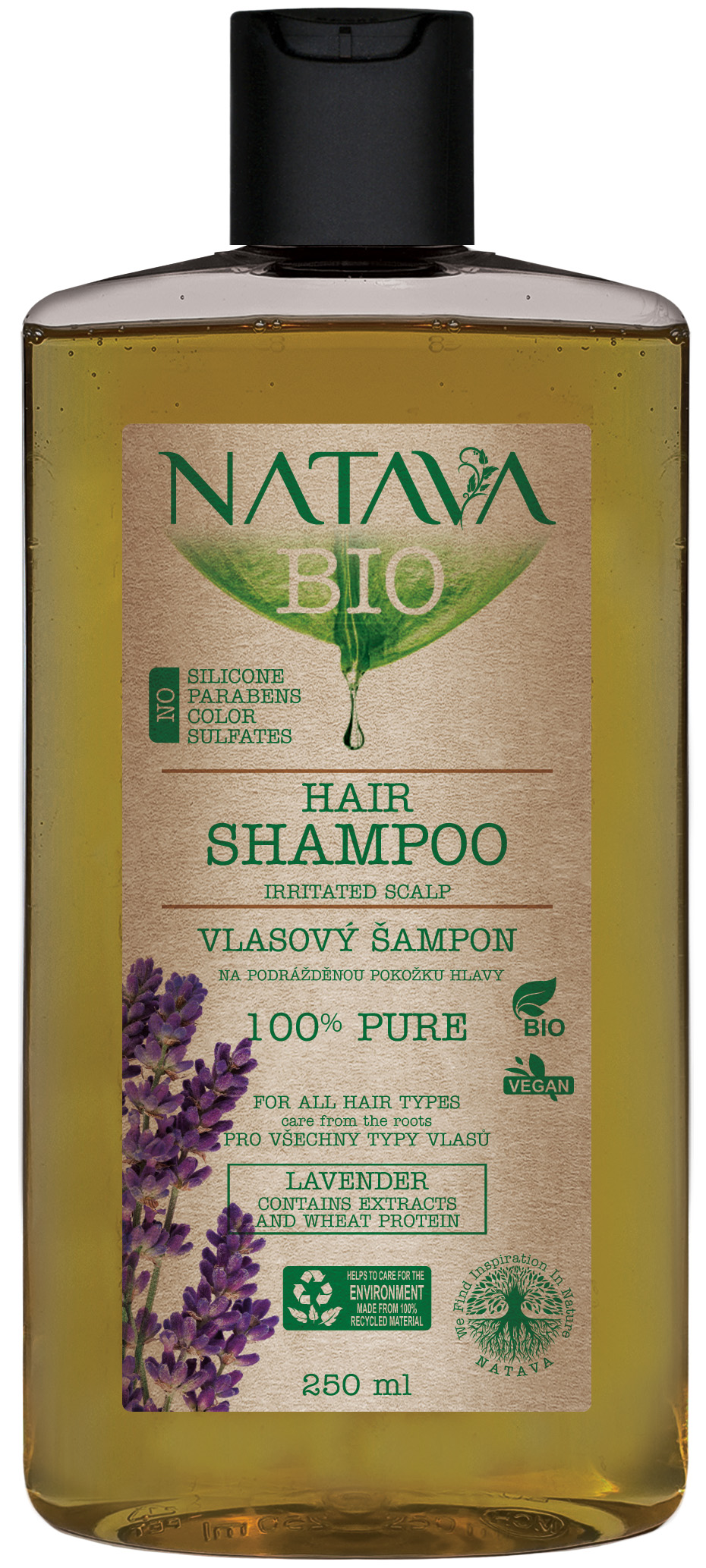 Zobrazit detail výrobku Natava Šampon na vlasy - Levandule 250 ml + 2 měsíce na vrácení zboží