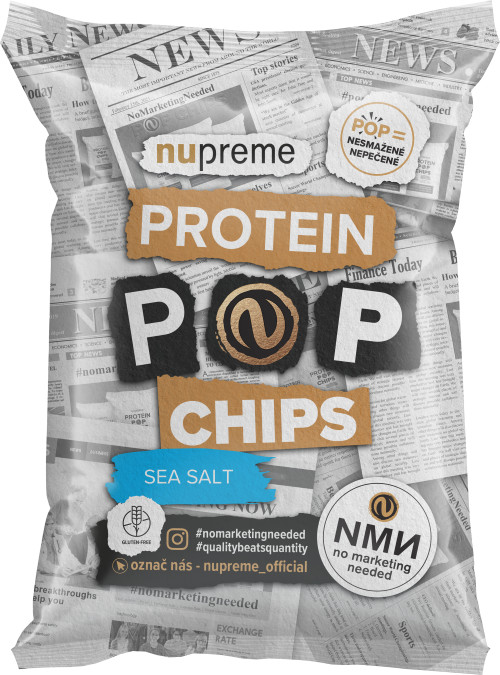 Zobrazit detail výrobku Nupreme Pop Chips mořská sůl 50 g + 2 měsíce na vrácení zboží