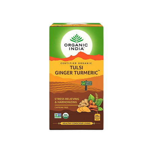 Zobrazit detail výrobku Organic India Tulsi Ginger 25 sáčků BIO + 2 měsíce na vrácení zboží