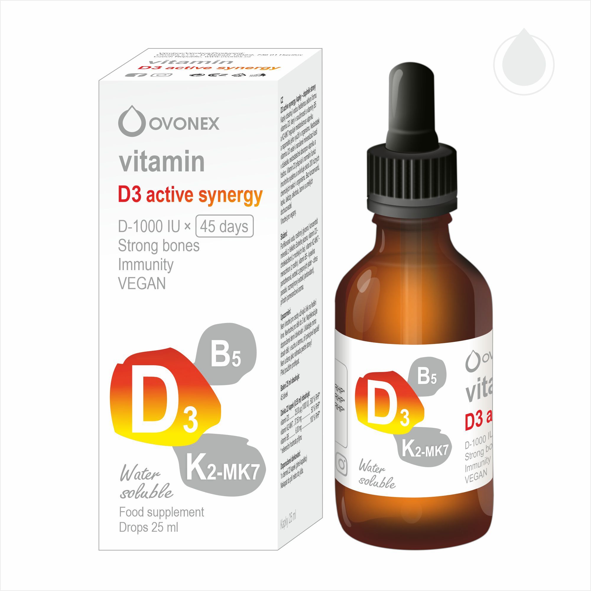 Zobrazit detail výrobku Ovonex Vitamin D3 active synergy 25 ml
