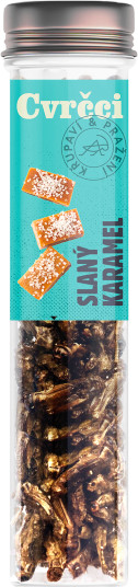 Zobrazit detail výrobku SENS Křupaví & pražení cvrčci - Slaný karamel 20 g + 2 měsíce na vrácení zboží