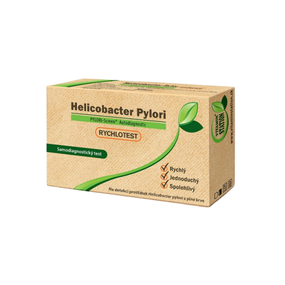 Zobrazit detail výrobku Vitamin Station Rychlotest Helicobacter Pylori - samodiagnostický test 1 kus + 2 měsíce na vrácení zboží