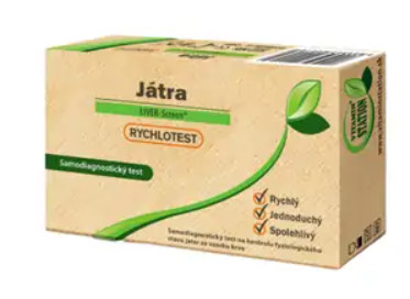 Zobrazit detail výrobku Vitamin Station Rychlotest Játra - samodiagnostický test 1 kus + 2 měsíce na vrácení zboží
