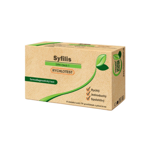 Zobrazit detail výrobku Vitamin Station Rychlotest Syfilis - samodiagnostický test 1 kus + 2 měsíce na vrácení zboží