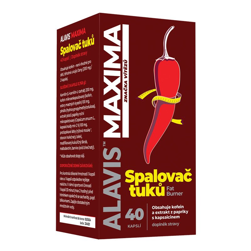 Zobrazit detail výrobku Alavis Maxima spalovač tuků 40 kapslí