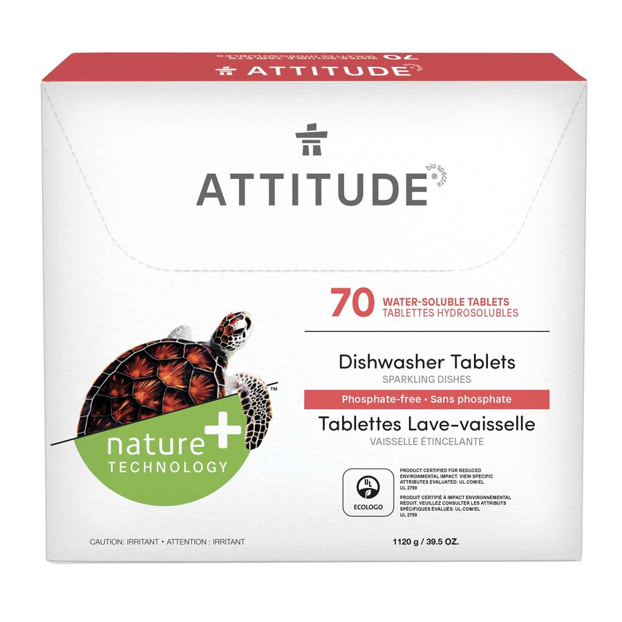 Zobrazit detail výrobku Attitude Tablety do myčky bez fosfátů 70 ks