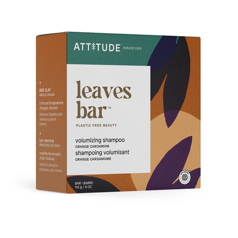 Zobrazit detail výrobku Attitude Tuhý šampon pro objem s vůní pomerančového kardamomu 113 g