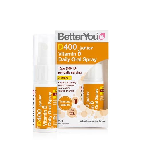Zobrazit detail výrobku Better You Vitamín D400 Junior orální sprej 15 ml + 2 měsíce na vrácení zboží