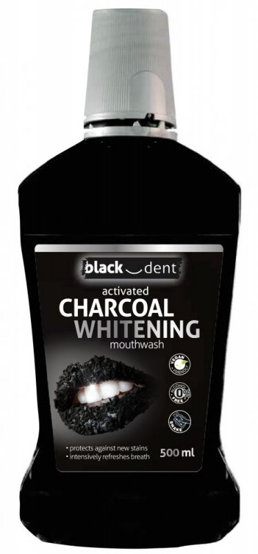 Zobrazit detail výrobku Black Dent Ústní voda s aktivním uhlím 500 ml