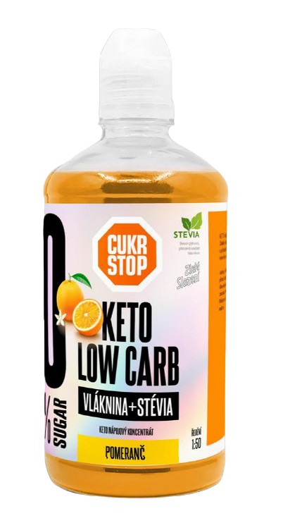 Zobrazit detail výrobku CukrStop Keto Low Carb nápojový koncentrát Pomeranč 540 g