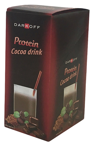 Zobrazit detail výrobku Darkoff Kakaový nápoj s obsahem proteinu 38 % 10 x 20 g