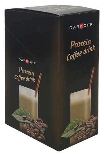 Zobrazit detail výrobku Darkoff Káva s obsahem proteinu 38 % 10 x 20 g