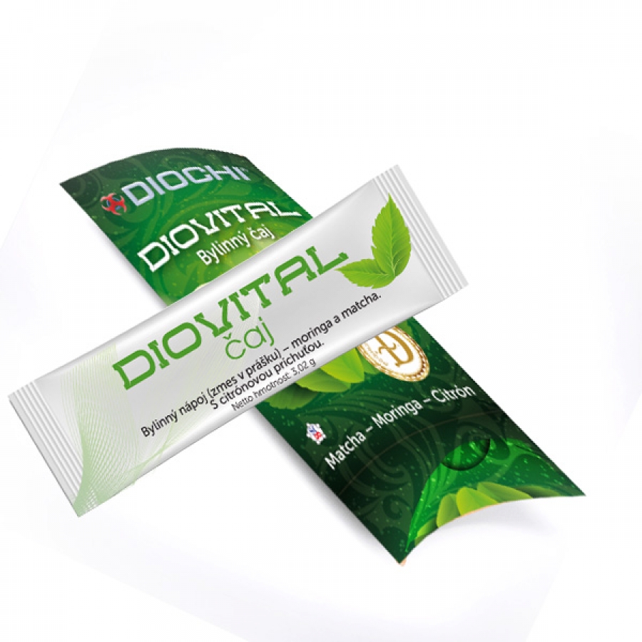 Zobrazit detail výrobku Diochi Diovital bylinný čaj v prášku 5 ks + 2 měsíce na vrácení zboží