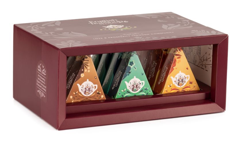 Zobrazit detail výrobku English Tea Shop Dárková kolekce Super dobroty 12 pyramidek BIO