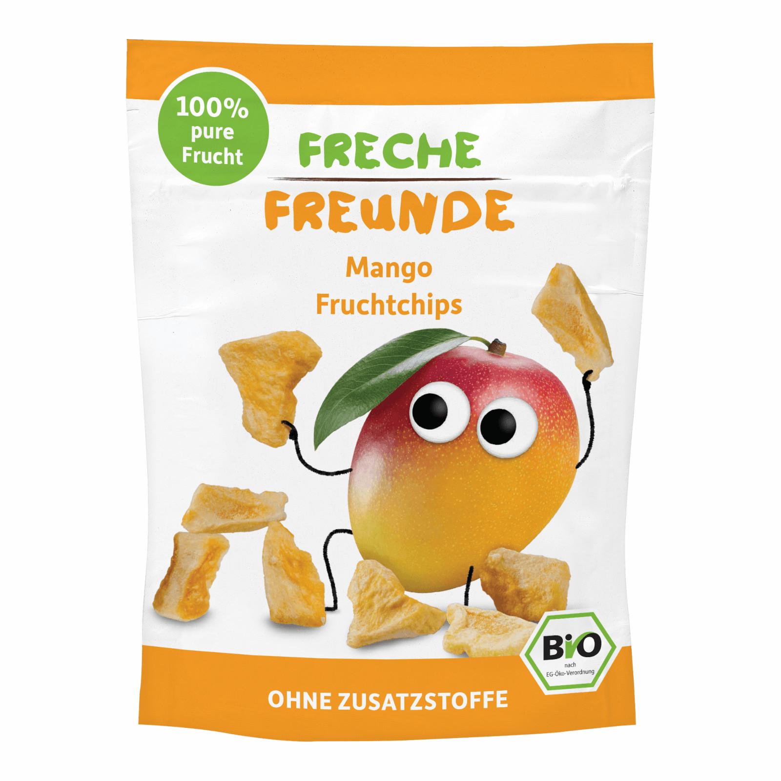 Zobrazit detail výrobku Freche Freunde Ovocné chipsy - Mango BIO 14 g + 2 měsíce na vrácení zboží