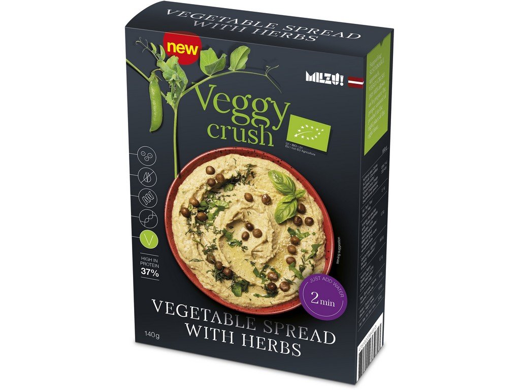 Zobrazit detail výrobku Milzu! Veggy crush sypká směs na zeleninovou pomazánku s bylinkami 130 g Zobrazit detail výrobku Milzu! Veggy crush sypká směs na zeleninovou pomazánku s bylinkami 130 g